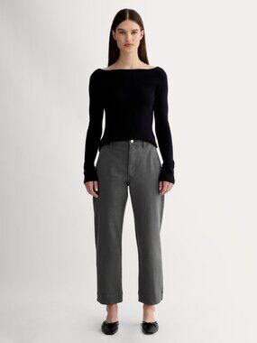 EVERLANE NWT Utility Straight-Leg Pant GRAPHITE GREY SIZE 6